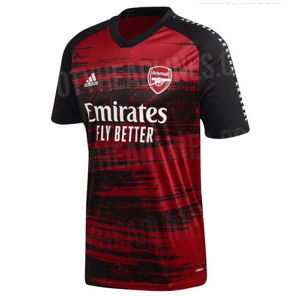 Tailandia Camiseta Arsenal Pre Match 2020 2021 Rojo